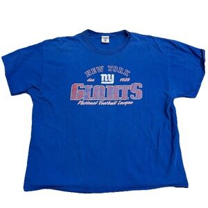 Vintage New York Giants NFL T-Shirt 2XL Delta Tag Blue 90s